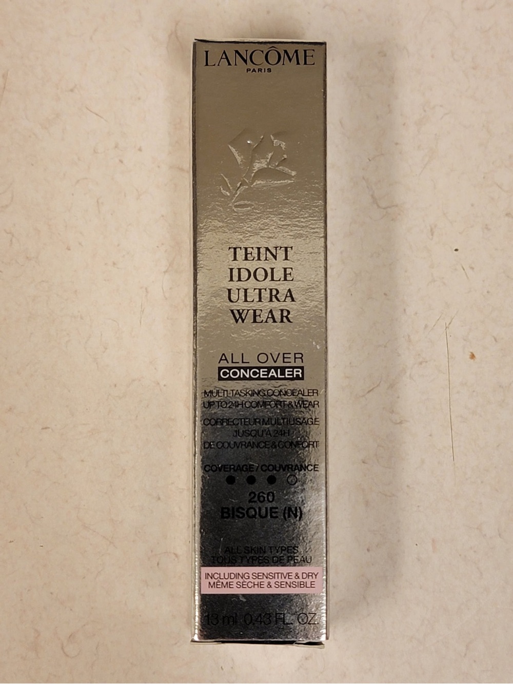 Lancome Teint Idole Ultra Wear All Over Concealer - Bisque (260)